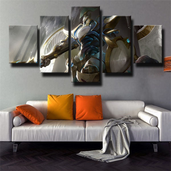 League Of Legends The Shadow Of War Hecarim Canvas Wall Art