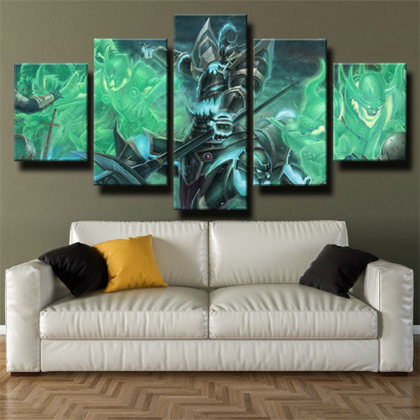 League Of Legends The Shadow Of War Hecarim Canvas Wall Art