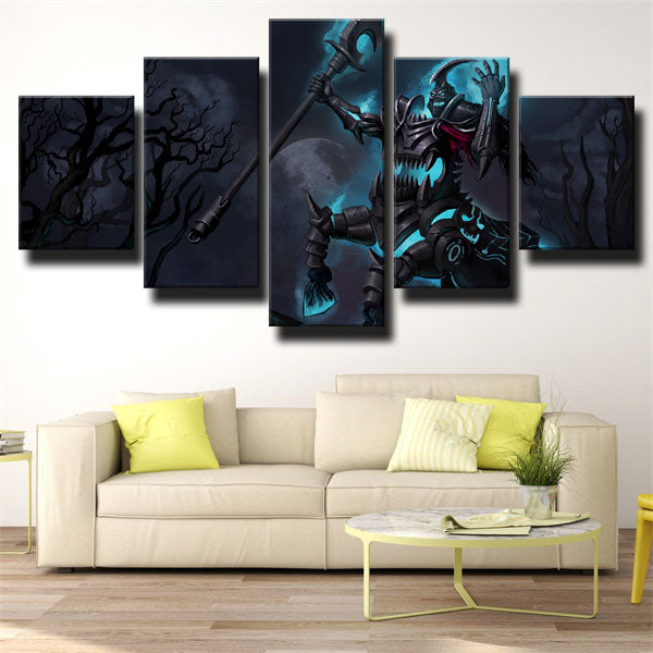 League Of Legends The Shadow Of War Hecarim Canvas Wall Art