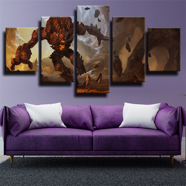 League Of Legends Shard Of The Monolith Malphite Canvas Wall Art