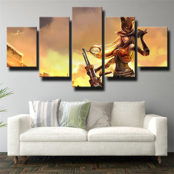 Caitlyn Cowgirl Canvas Wall Art