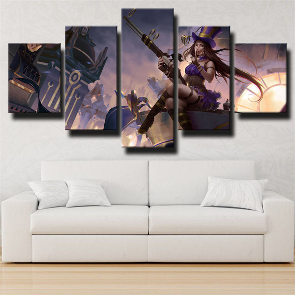 Caitlyn Cool Girl Canvas Wall Art