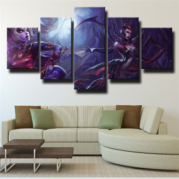 League Of Legends The Spider Queen Elise Canvas Wall Art