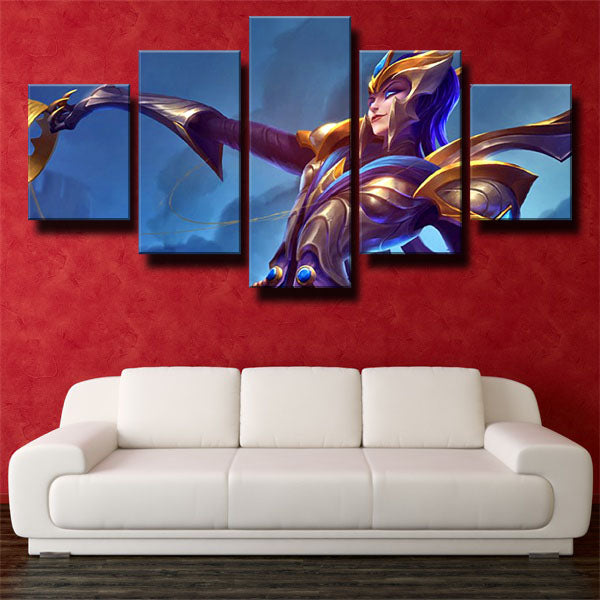 League Of Legends The Spider Queen Elise Goddess Canvas Wall Art