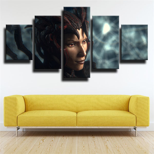 League Of Legends The Spider Queen Elise Light Canvas Wall Art