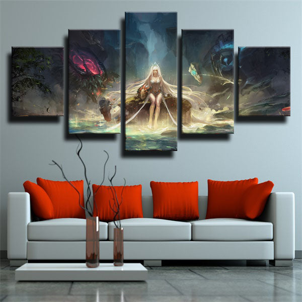League Of Legends The Storm’S Fury Janna Canvas Wall Art