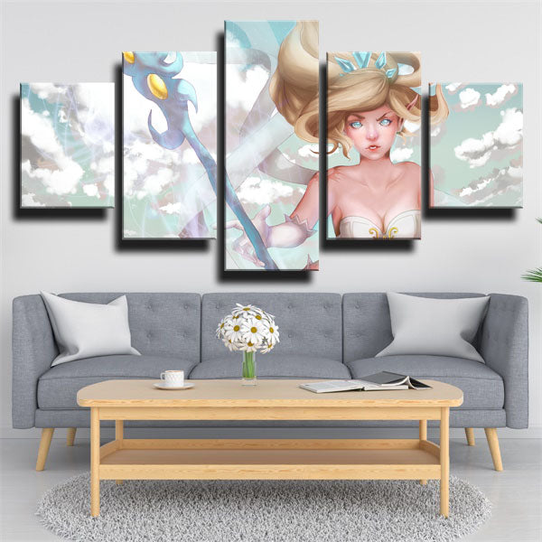 League Of Legends The Storm’S Fury Janna Canvas Wall Art