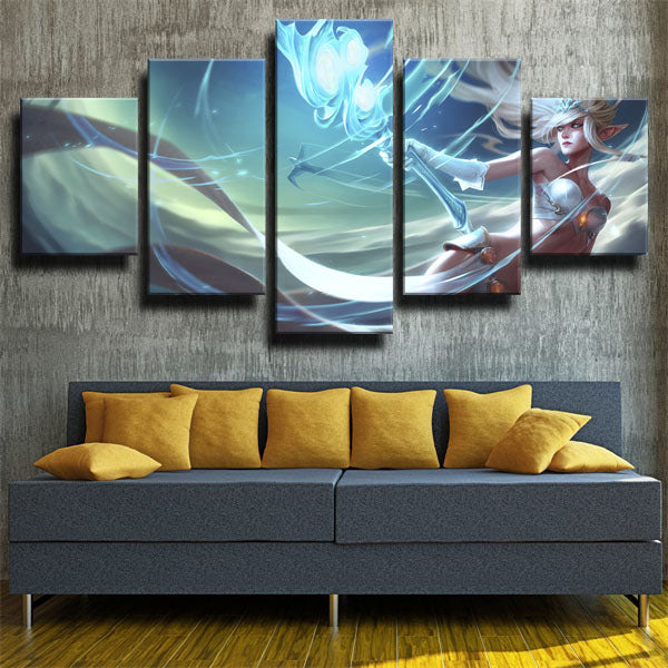 League Of Legends The Storm’S Fury Janna Canvas Wall Art