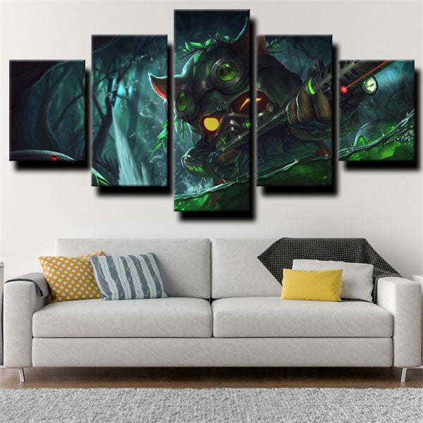 League Of Legends The Swift Scout Teemo Canvas Wall Art