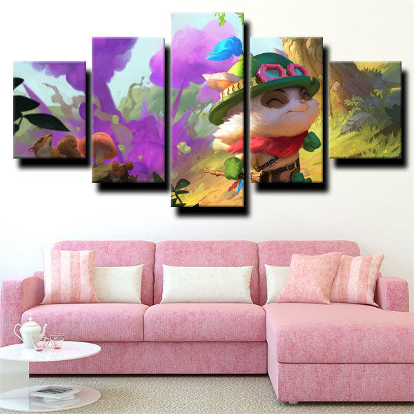 League Of Legends The Swift Scout Teemo Canvas Wall Art