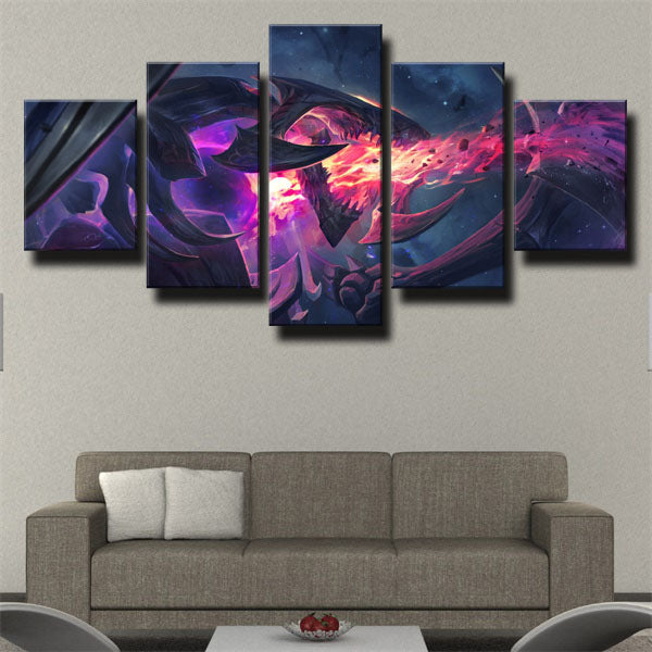 Cho’Gath Releasing Fire Canvas Wall Art