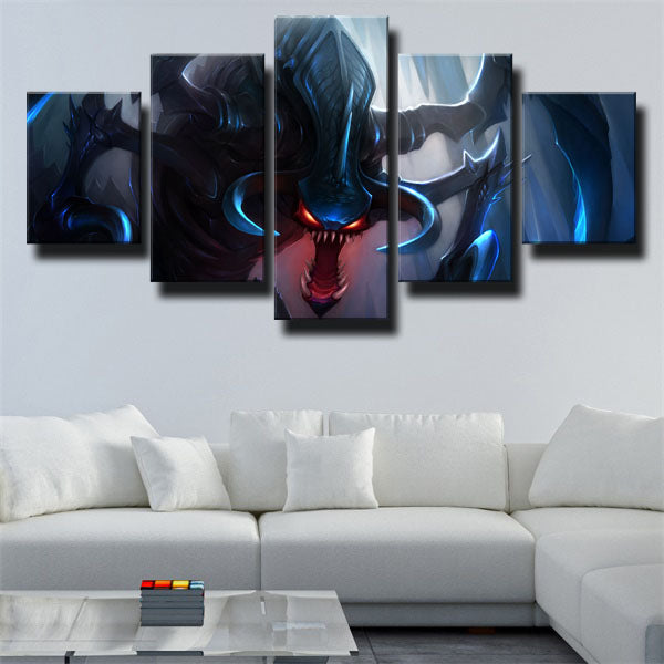 Cho’Gath Fire Eyes Canvas Wall Art