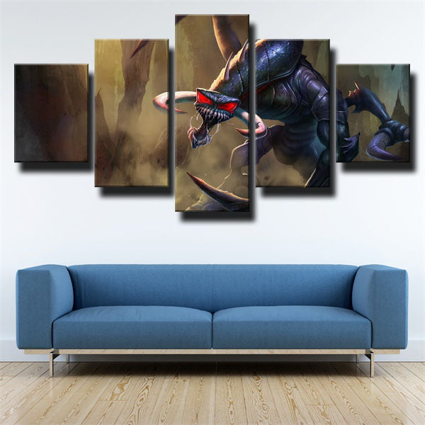 The Terror Of The Void Cho’Gath Canvas Wall Art