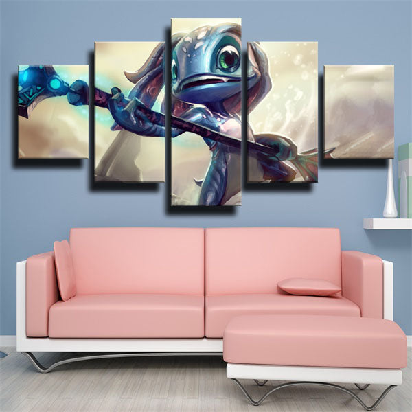 The Tidal Trickster Fizz Cute Canvas Wall Art