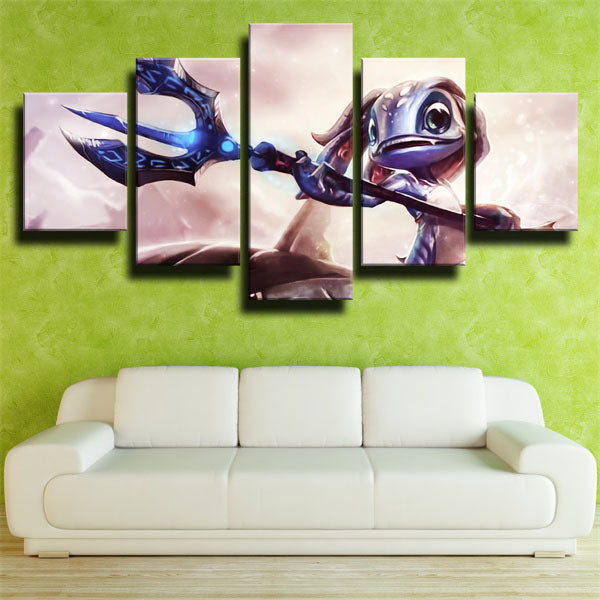 The Tidal Trickster Fizz Fight Canvas Wall Art