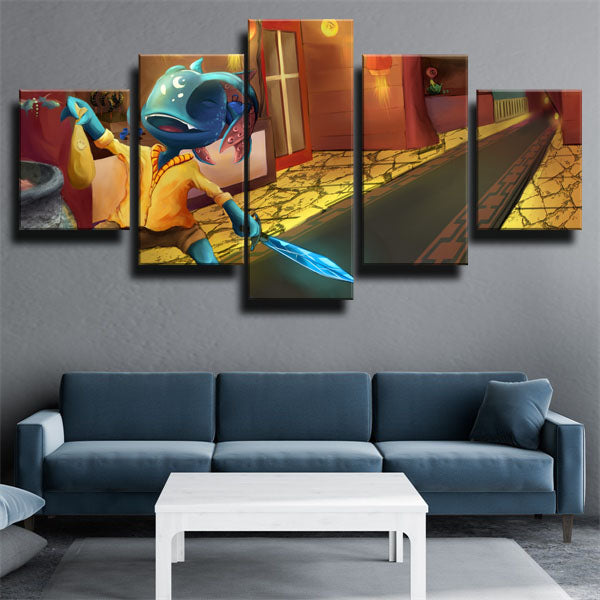 The Tidal Trickster Fizz Smile Canvas Wall Art