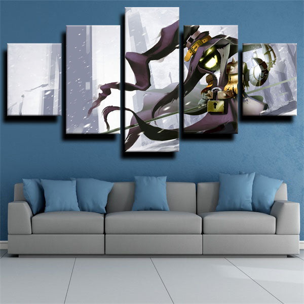League Of Legends The Tiny Master Of Evil Veigar Canvas Wall Art