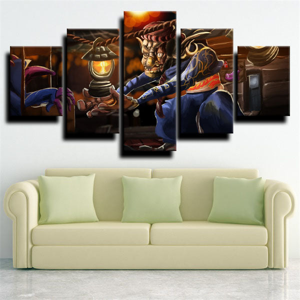 League Of Legends The Troll King Trundle Canvas Wall Art