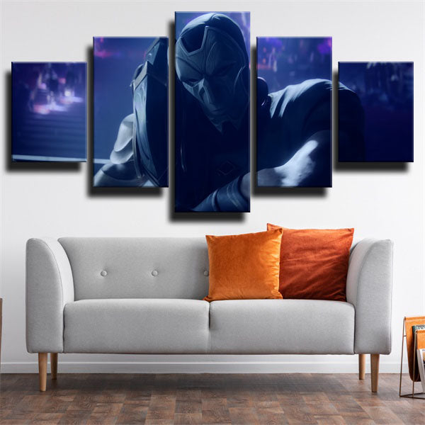 League Of Legends The Virtuoso Jhin Canvas Wall Art