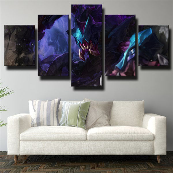 League Of Legends The Void Burrower Rek’Sai Canvas Wall Art