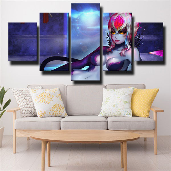 The Widowmaker Evelynn Universe Canvas Wall Art