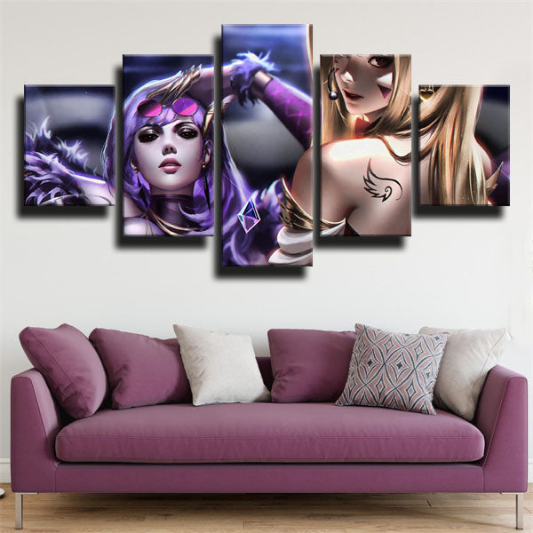 League Of Legends The Widowmaker Evelynn Sexy Canvas Wall Art