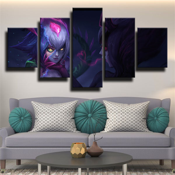 The Widowmaker Evelynn Ghost Canvas Wall Art The Widowmaker Evelynn Ghost Canvas Wall Art
