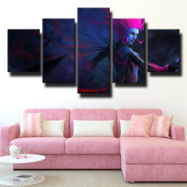 The Widowmaker Evelynn Black World Canvas Wall Art The Widowmaker Evelynn Black World Canvas Wall Art