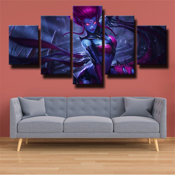 The Widowmaker Evelynn Lighting Canvas Wall Art The Widowmaker Evelynn Lighting Canvas Wall Art