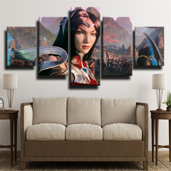 League Of Legends The Will Of The Blades Irelia Canvas Wall Art