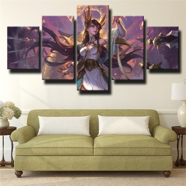 League Of Legends The Will Of The Blades Irelia Canvas Wall Art
