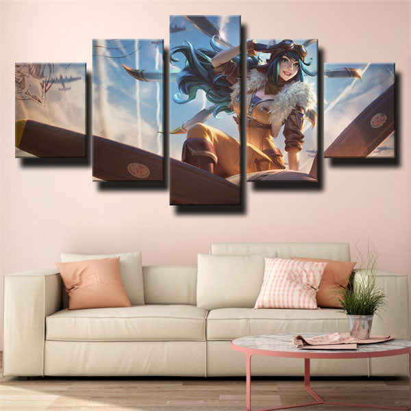 League Of Legends The Will Of The Blades Irelia Canvas Wall Art