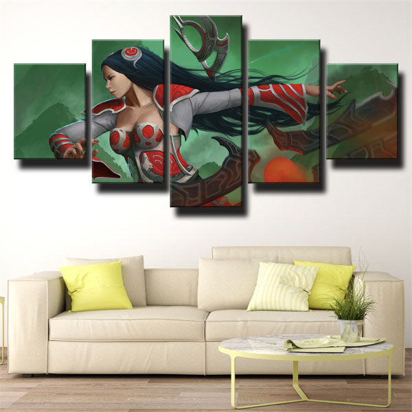 League Of Legends The Will Of The Blades Irelia Canvas Wall Art