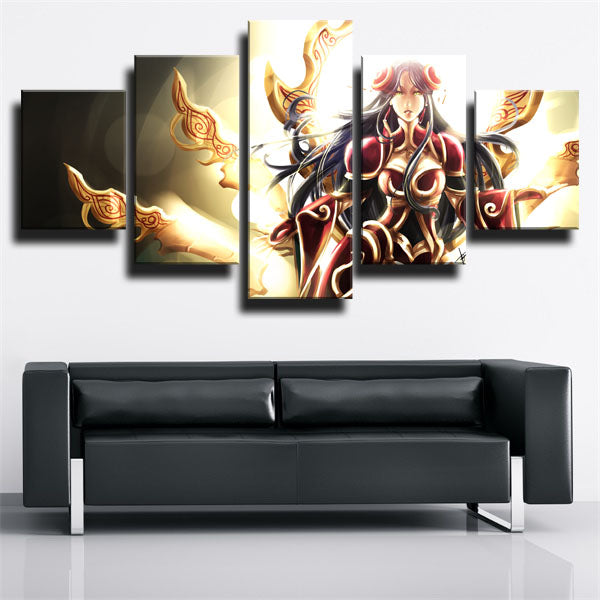 League Of Legends The Will Of The Blades Irelia Canvas Wall Art