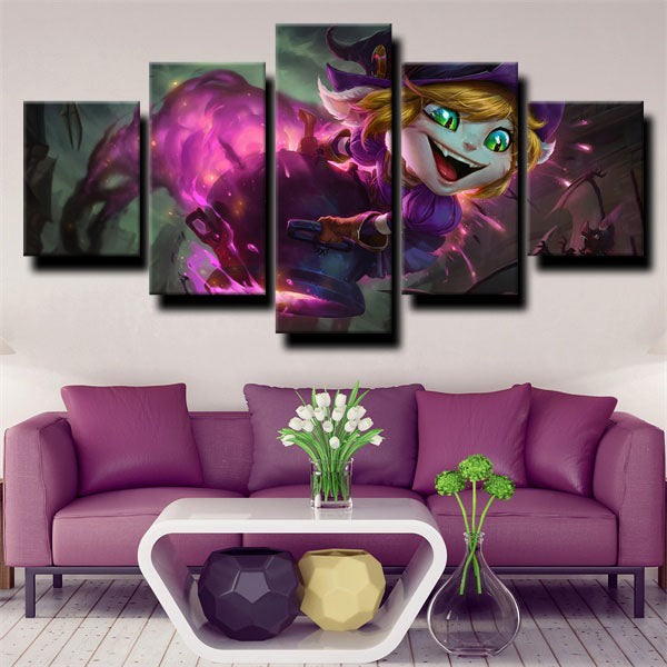 League Of Legends The Yordle Gunner Tristana Canvas Wall Art