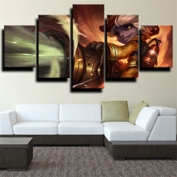 League Of Legends The Yordle Gunner Tristana Canvas Wall Art