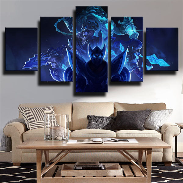 League Of Legends Three Characters Canvas Wall Art