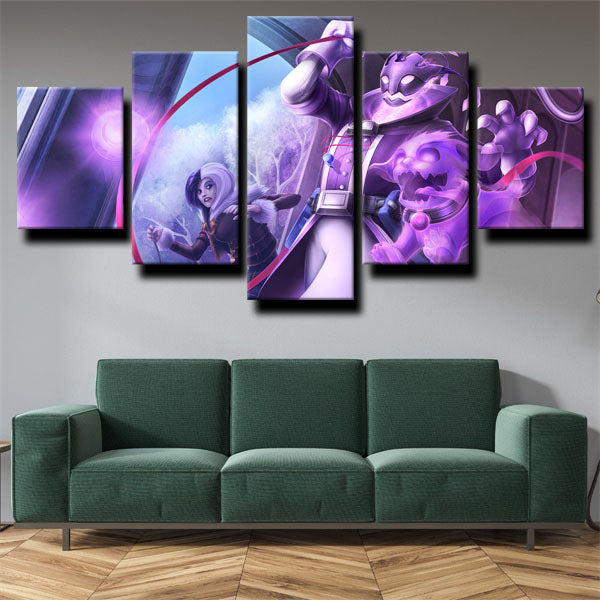 League Of Legends Thresh Auxiliary Canvas Wall Art