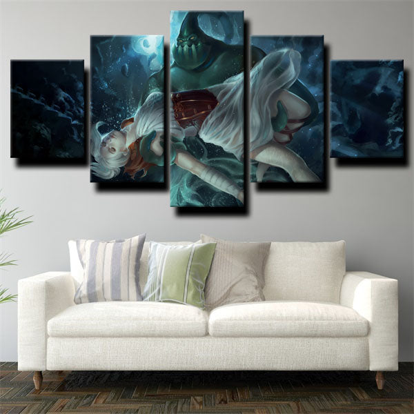 League Of Legends Two Characters Canvas Wall Art
