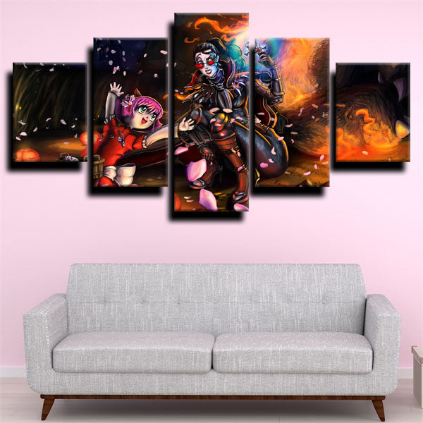 League Of Legends Two Characters Canvas Wall Art