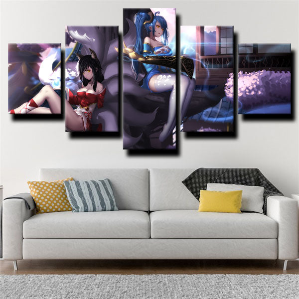 League Of Legends Two Characters Canvas Wall Art