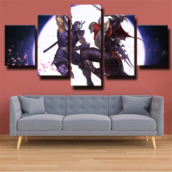 League Of Legends Two Characters Canvas Wall Art