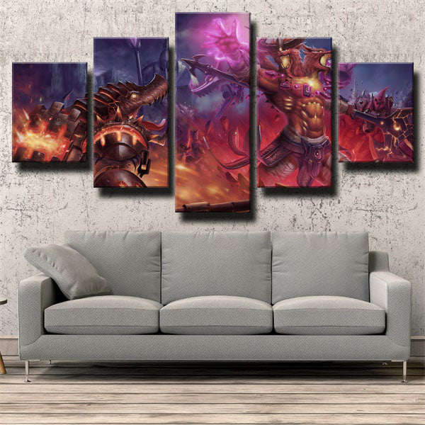 League Of Legends Two Characters Canvas Wall Art