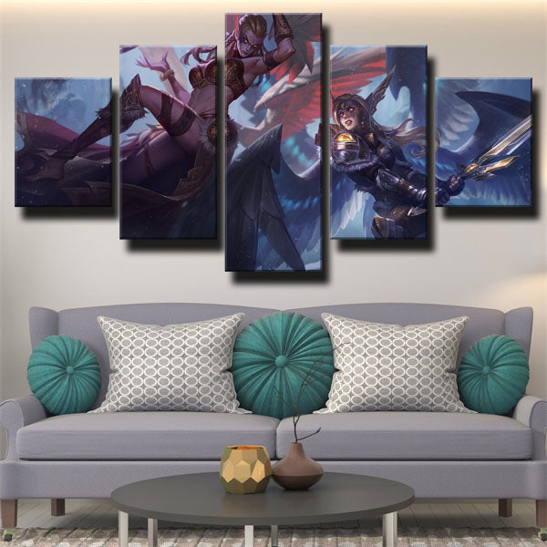 League Of Legends Two Characters Canvas Wall Art