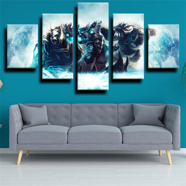 League Of Legends Volibear Tank Fighter Canvas Wall Art