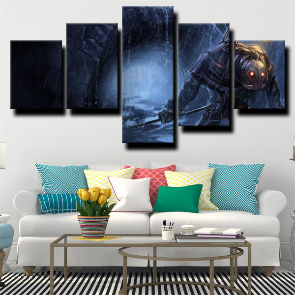 League Of Legends Warrior Mage Yorick Canvas Wall Art