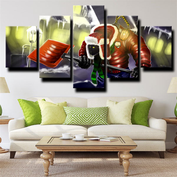 League Of Legends Warrior Mage Yorick Canvas Wall Art