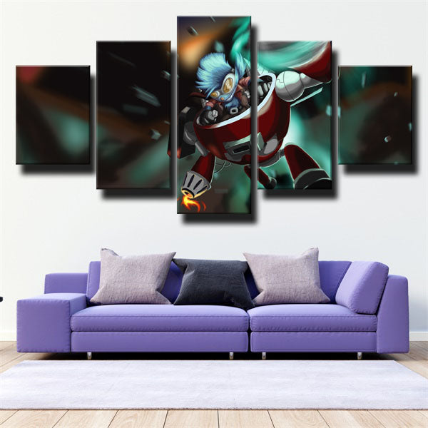 League Of Legends Warriors Mage Rumble Canvas Wall Art