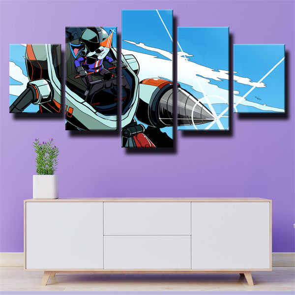 League Of Legends Warriors Mage Rumble Blue Canvas Wall Art