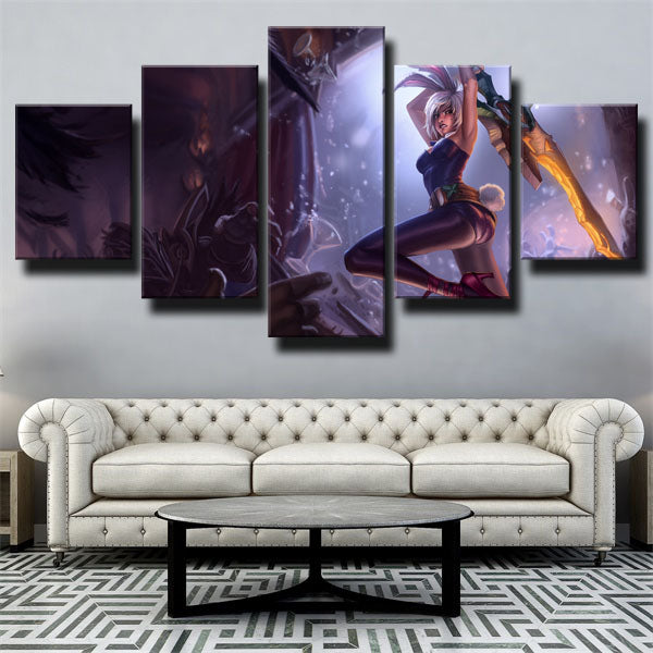 League Of Legends Warriors Riven Canvas Wall Art